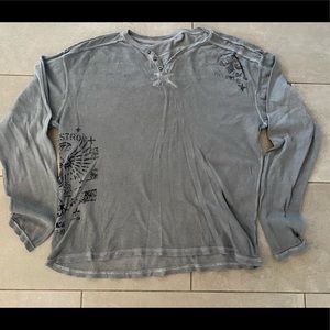 Affliction Men’s Long Sleeve Too XXL